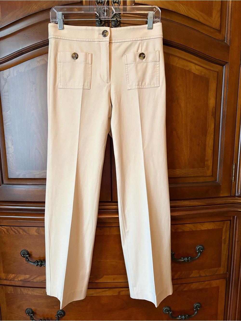 Ann Taylor light khaki colored pants, 2P